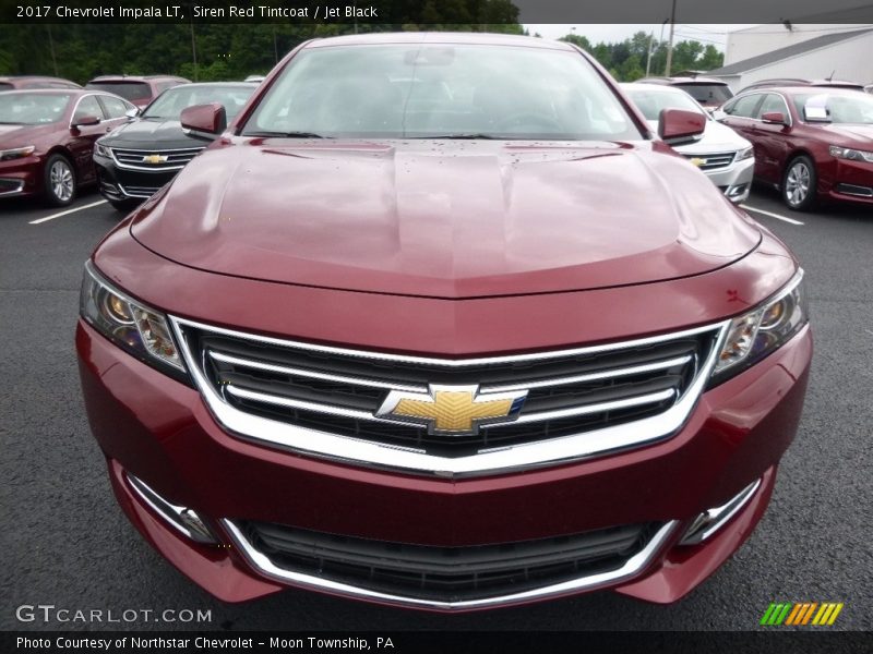 Siren Red Tintcoat / Jet Black 2017 Chevrolet Impala LT