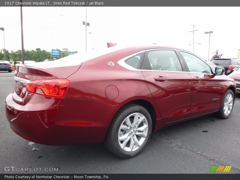 Siren Red Tintcoat / Jet Black 2017 Chevrolet Impala LT