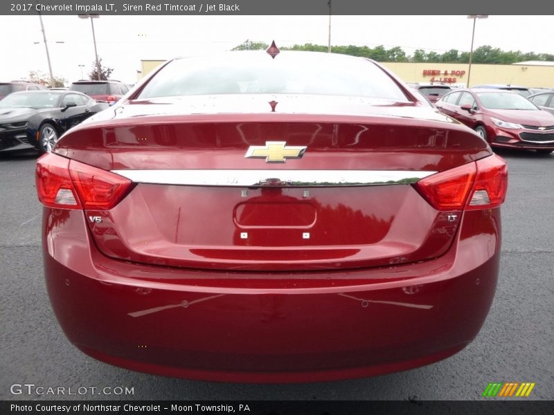 Siren Red Tintcoat / Jet Black 2017 Chevrolet Impala LT