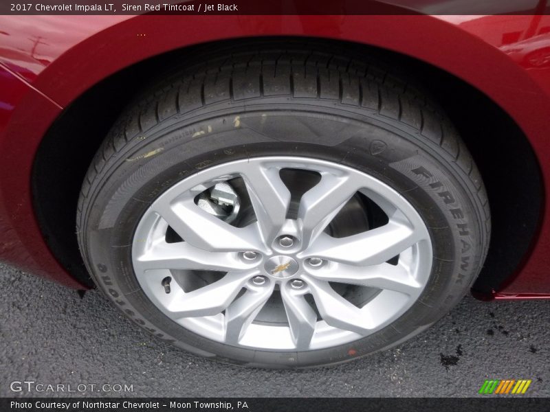 Siren Red Tintcoat / Jet Black 2017 Chevrolet Impala LT