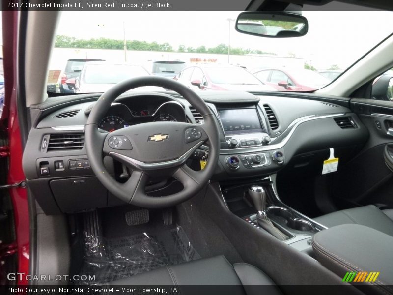 Siren Red Tintcoat / Jet Black 2017 Chevrolet Impala LT