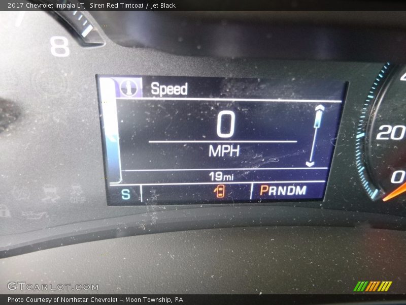 Siren Red Tintcoat / Jet Black 2017 Chevrolet Impala LT
