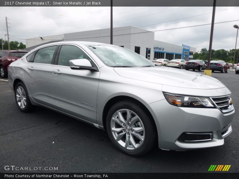 Silver Ice Metallic / Jet Black 2017 Chevrolet Impala LT