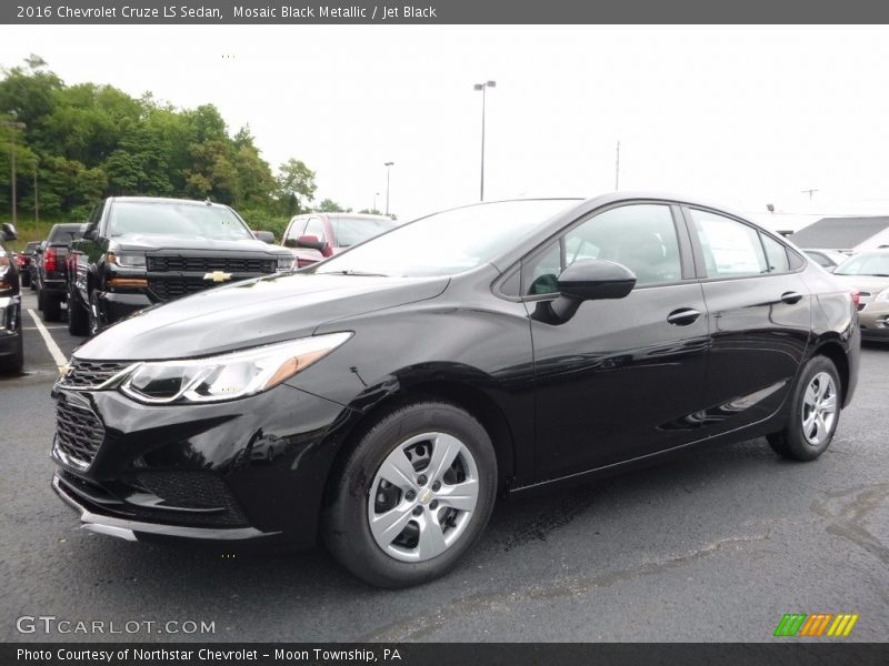 Mosaic Black Metallic / Jet Black 2016 Chevrolet Cruze LS Sedan