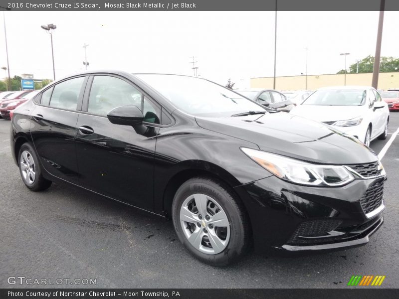 Mosaic Black Metallic / Jet Black 2016 Chevrolet Cruze LS Sedan