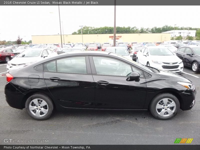 Mosaic Black Metallic / Jet Black 2016 Chevrolet Cruze LS Sedan