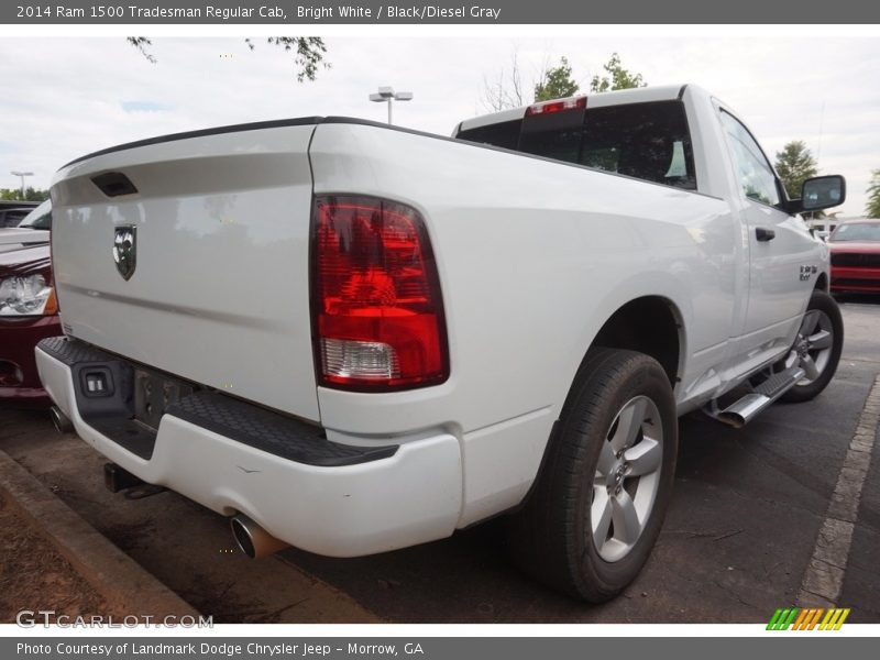 Bright White / Black/Diesel Gray 2014 Ram 1500 Tradesman Regular Cab