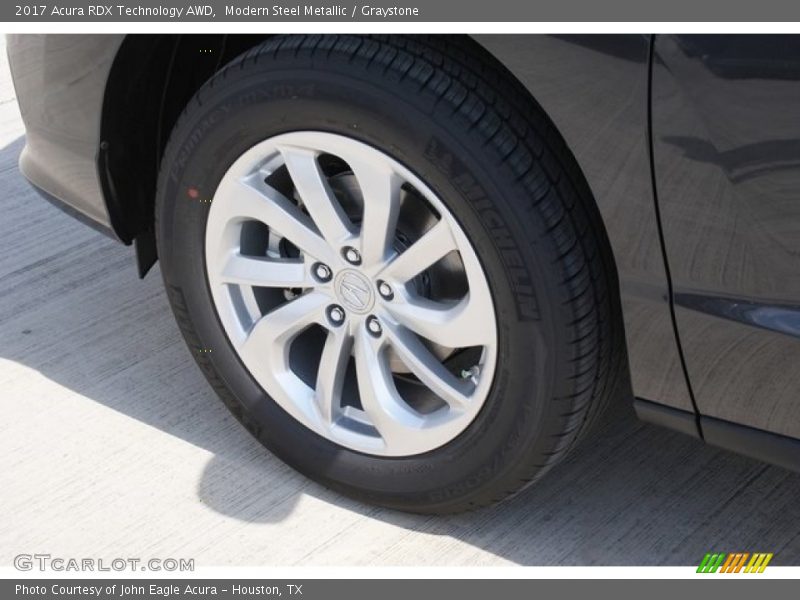 Modern Steel Metallic / Graystone 2017 Acura RDX Technology AWD