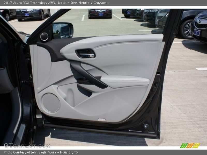 Modern Steel Metallic / Graystone 2017 Acura RDX Technology AWD