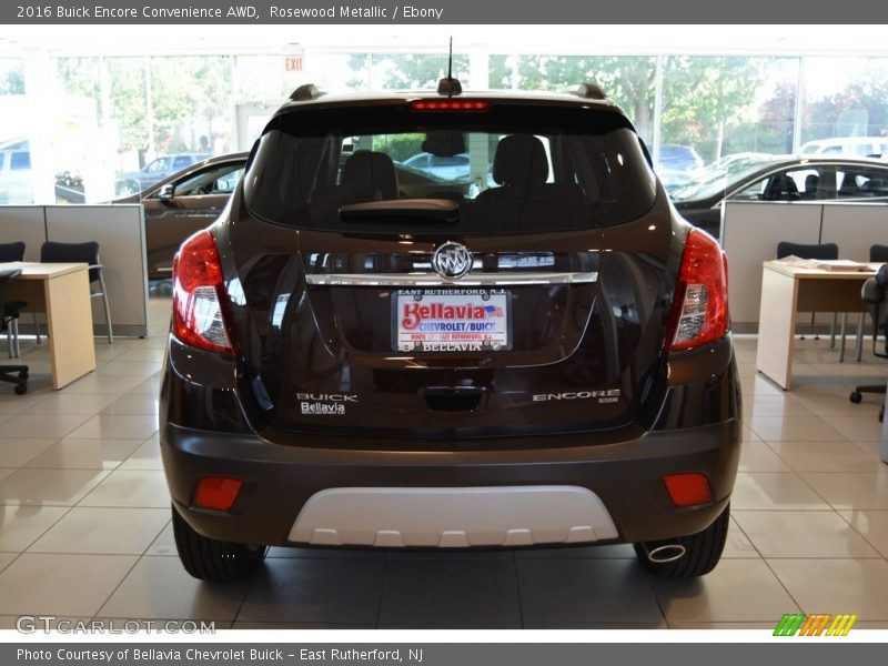 Rosewood Metallic / Ebony 2016 Buick Encore Convenience AWD