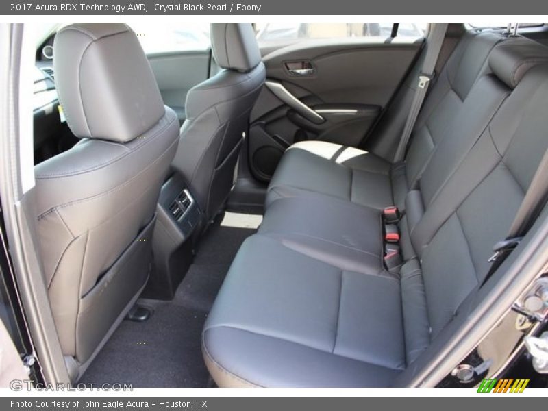 Rear Seat of 2017 RDX Technology AWD