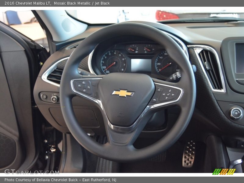 Mosaic Black Metallic / Jet Black 2016 Chevrolet Malibu LT