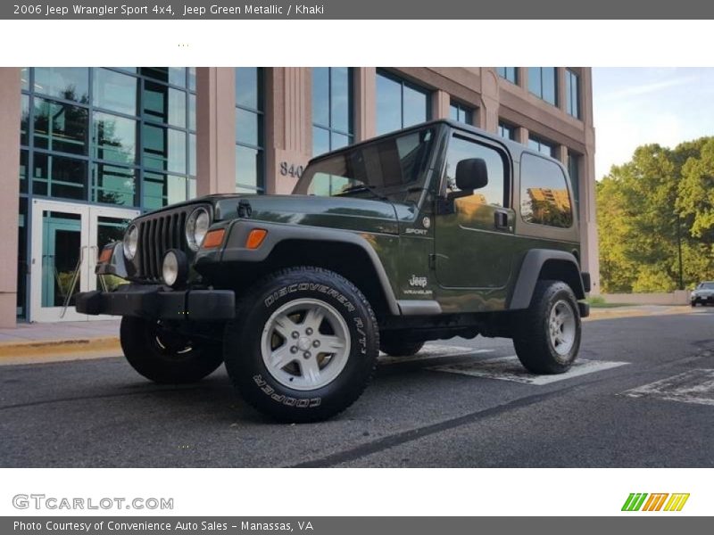 Jeep Green Metallic / Khaki 2006 Jeep Wrangler Sport 4x4