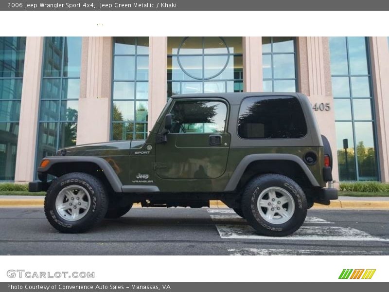 Jeep Green Metallic / Khaki 2006 Jeep Wrangler Sport 4x4