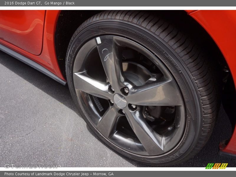 Go Mango / Black 2016 Dodge Dart GT