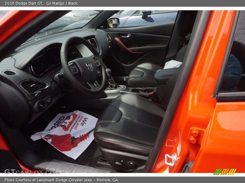 Go Mango / Black 2016 Dodge Dart GT