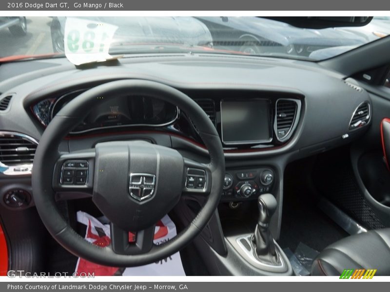 Go Mango / Black 2016 Dodge Dart GT