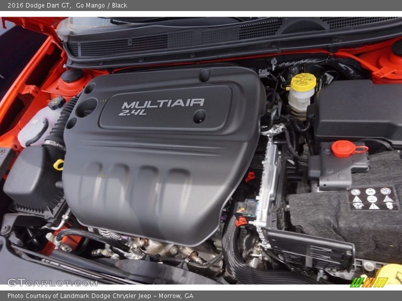 Go Mango / Black 2016 Dodge Dart GT