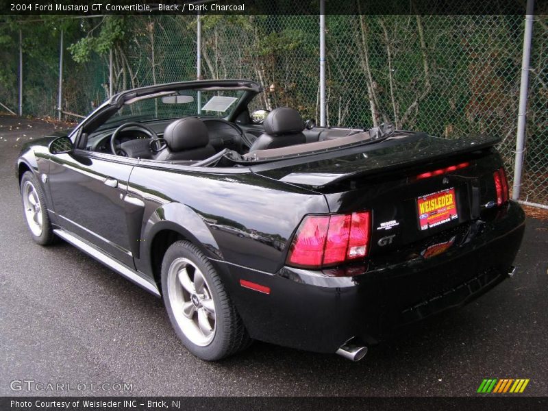 Black / Dark Charcoal 2004 Ford Mustang GT Convertible