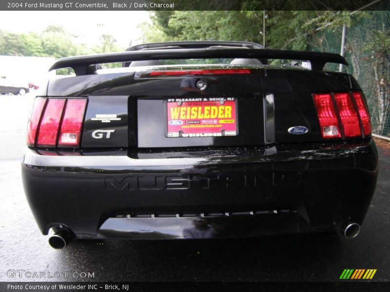 Black / Dark Charcoal 2004 Ford Mustang GT Convertible