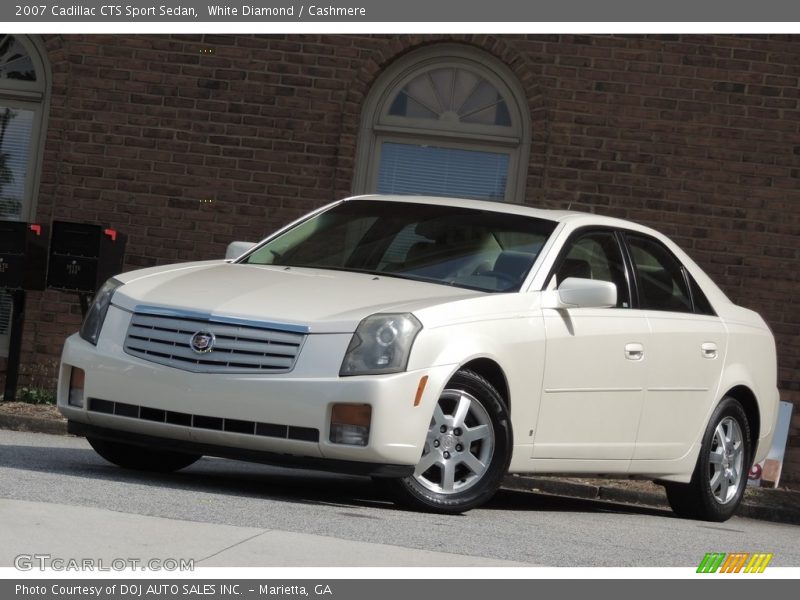 White Diamond / Cashmere 2007 Cadillac CTS Sport Sedan