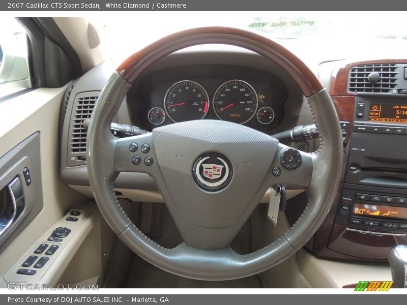 White Diamond / Cashmere 2007 Cadillac CTS Sport Sedan