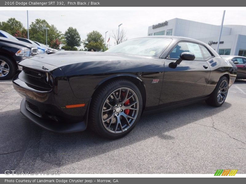 Pitch Black / Black 2016 Dodge Challenger SRT 392