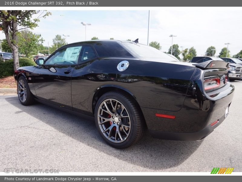 Pitch Black / Black 2016 Dodge Challenger SRT 392