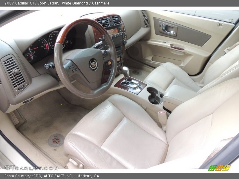 White Diamond / Cashmere 2007 Cadillac CTS Sport Sedan