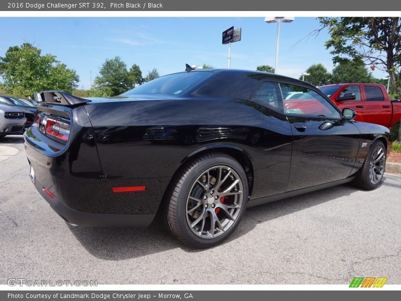 Pitch Black / Black 2016 Dodge Challenger SRT 392