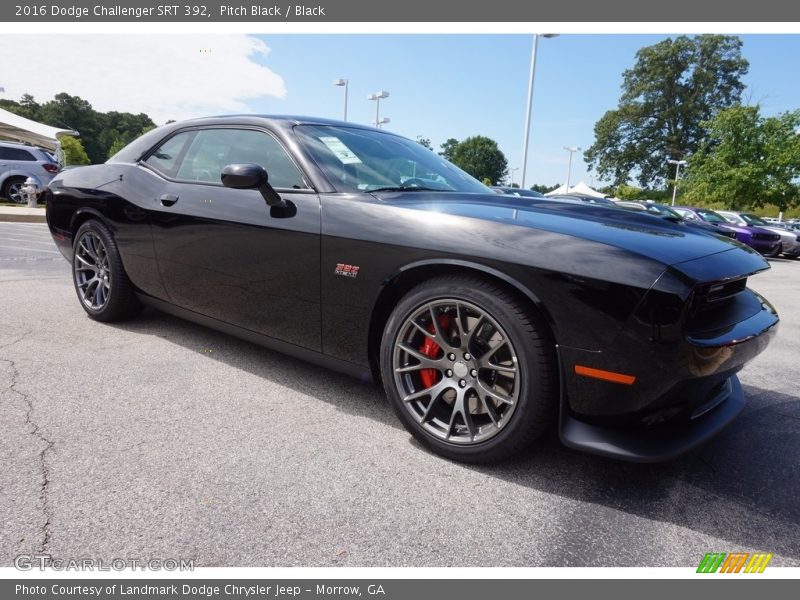 Pitch Black / Black 2016 Dodge Challenger SRT 392