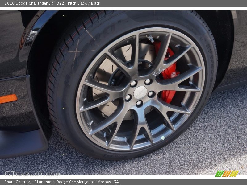 Pitch Black / Black 2016 Dodge Challenger SRT 392