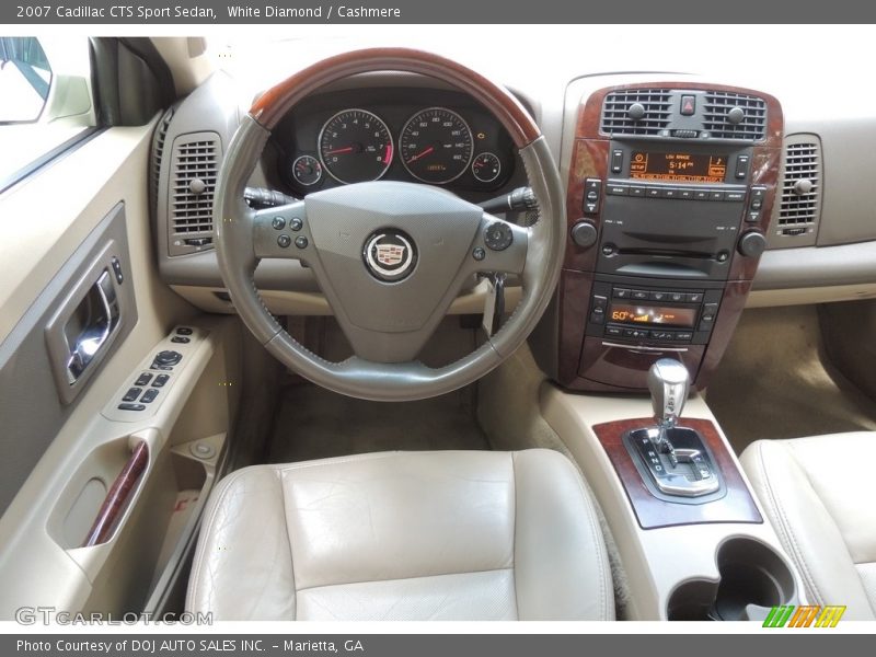 White Diamond / Cashmere 2007 Cadillac CTS Sport Sedan