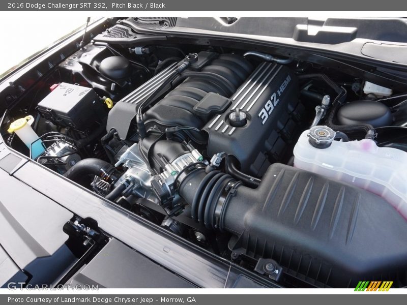 Pitch Black / Black 2016 Dodge Challenger SRT 392