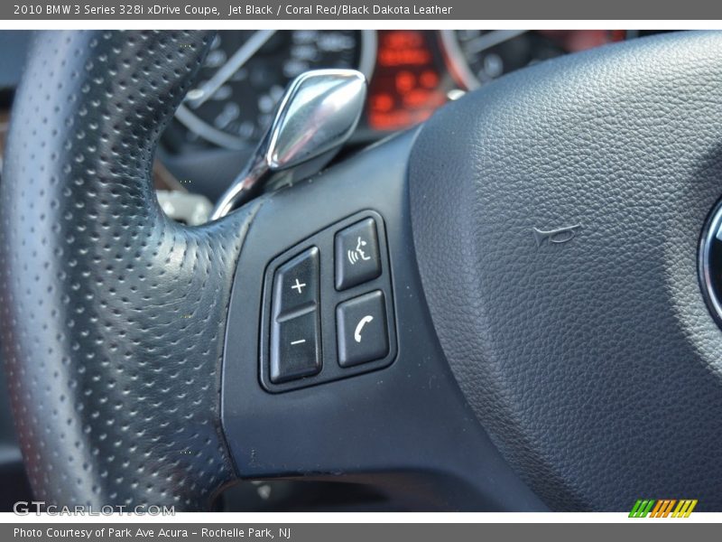 Jet Black / Coral Red/Black Dakota Leather 2010 BMW 3 Series 328i xDrive Coupe