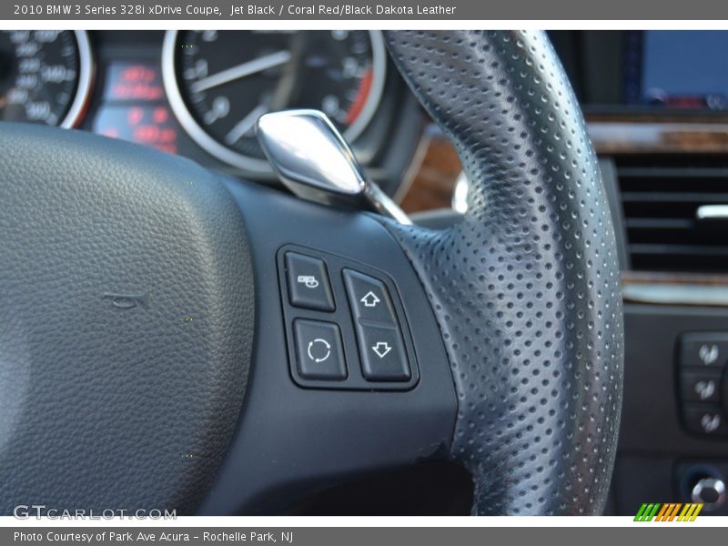 Jet Black / Coral Red/Black Dakota Leather 2010 BMW 3 Series 328i xDrive Coupe