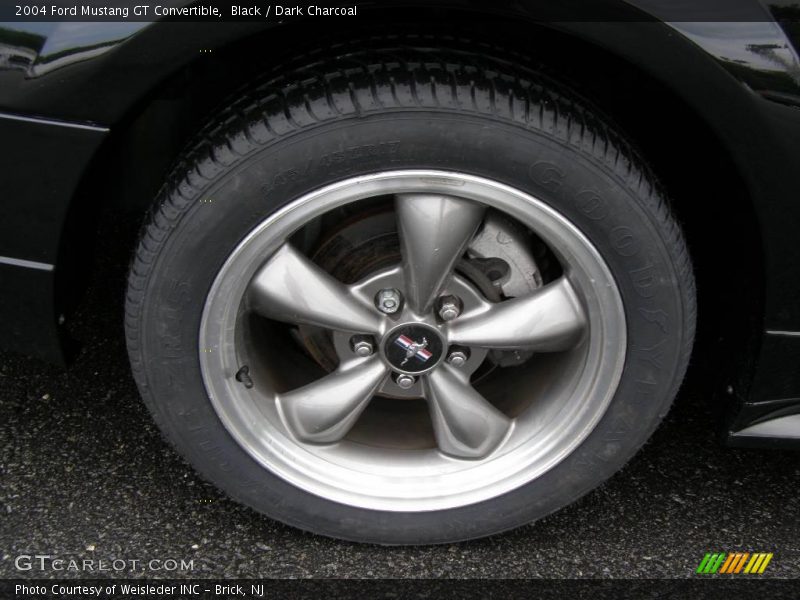 Black / Dark Charcoal 2004 Ford Mustang GT Convertible
