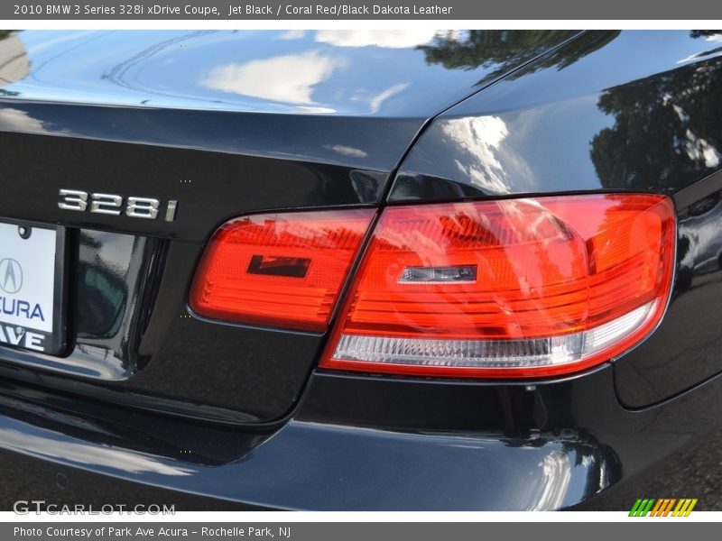 Jet Black / Coral Red/Black Dakota Leather 2010 BMW 3 Series 328i xDrive Coupe