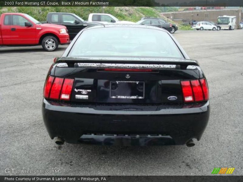 Black / Medium Parchment 2003 Ford Mustang GT Coupe