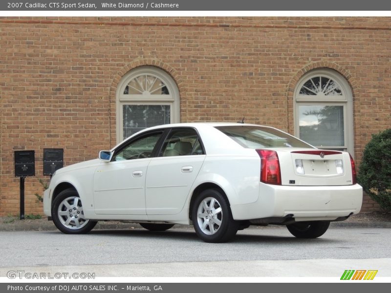 White Diamond / Cashmere 2007 Cadillac CTS Sport Sedan