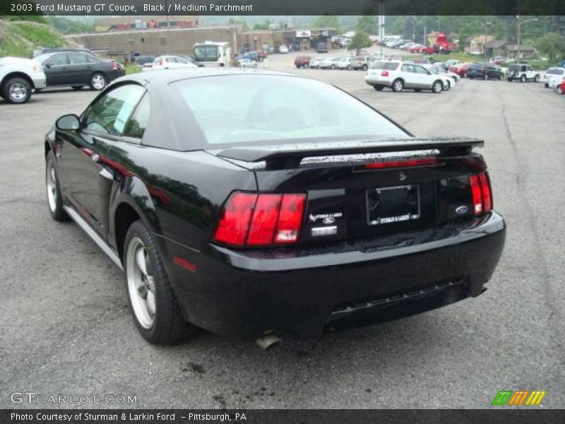 Black / Medium Parchment 2003 Ford Mustang GT Coupe