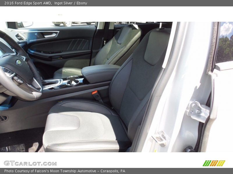 Ingot Silver / Ebony 2016 Ford Edge Sport AWD