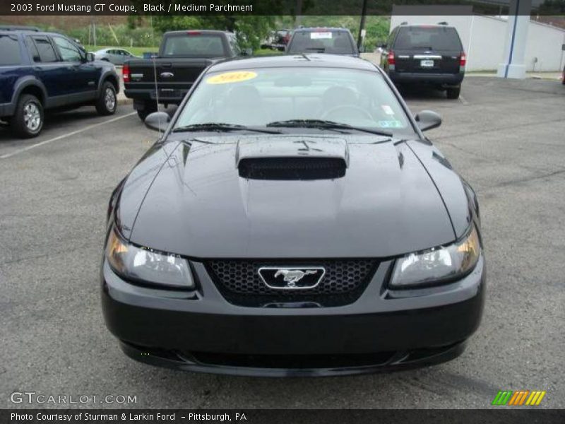 Black / Medium Parchment 2003 Ford Mustang GT Coupe