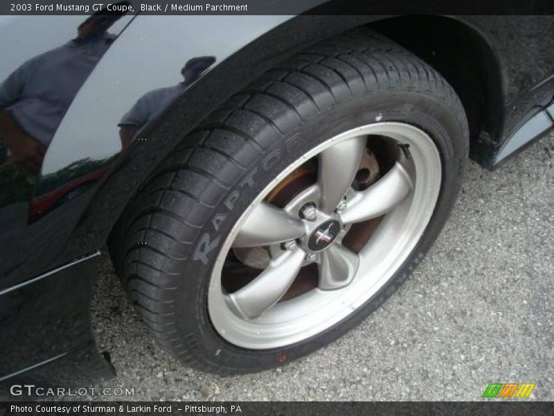 Black / Medium Parchment 2003 Ford Mustang GT Coupe