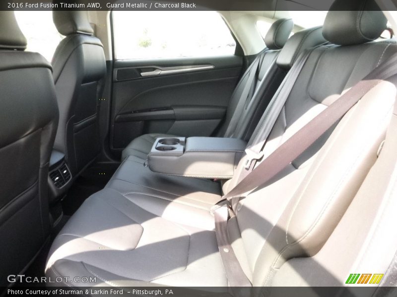 Guard Metallic / Charcoal Black 2016 Ford Fusion Titanium AWD