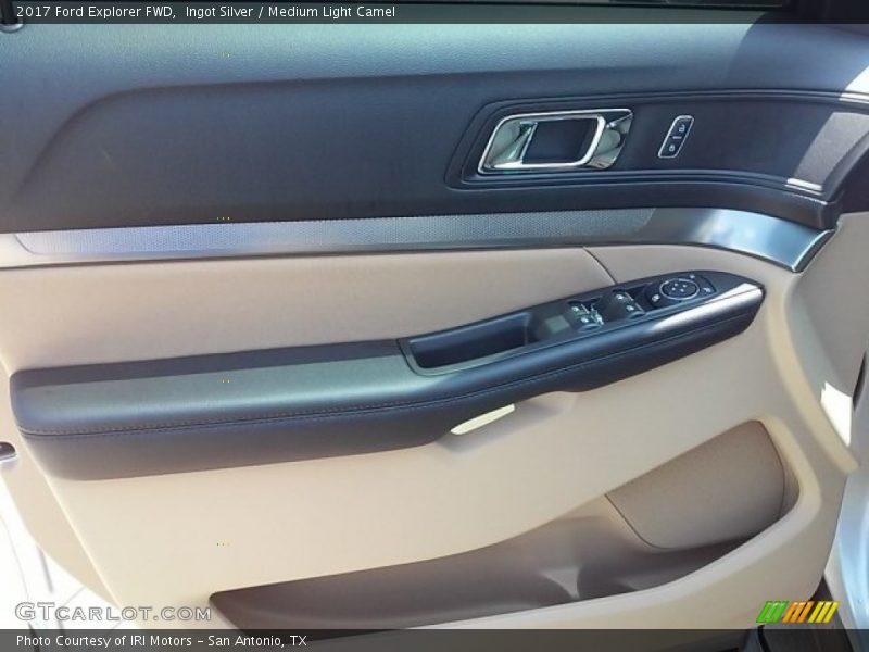Ingot Silver / Medium Light Camel 2017 Ford Explorer FWD