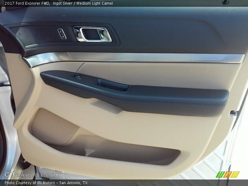 Ingot Silver / Medium Light Camel 2017 Ford Explorer FWD