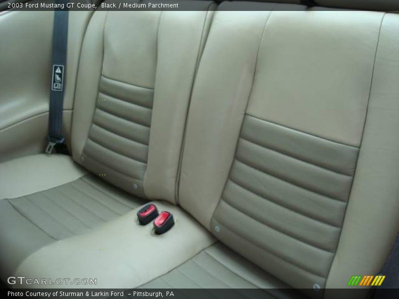 Black / Medium Parchment 2003 Ford Mustang GT Coupe