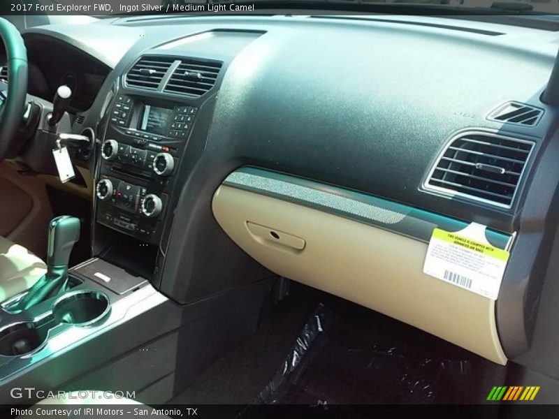 Ingot Silver / Medium Light Camel 2017 Ford Explorer FWD