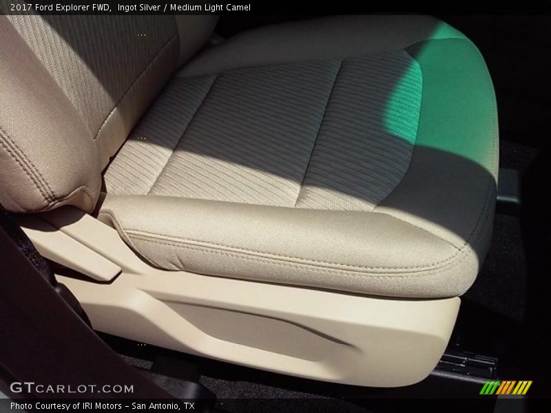 Ingot Silver / Medium Light Camel 2017 Ford Explorer FWD